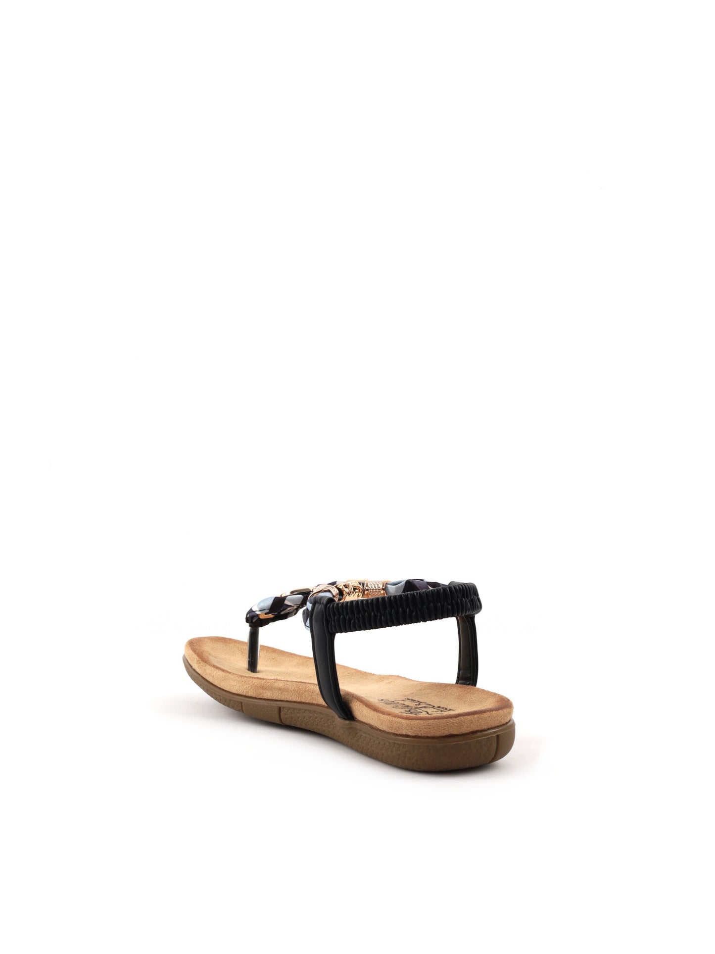 Sandali Les Filles du Sud neri da Donna, eleganza mediterranea