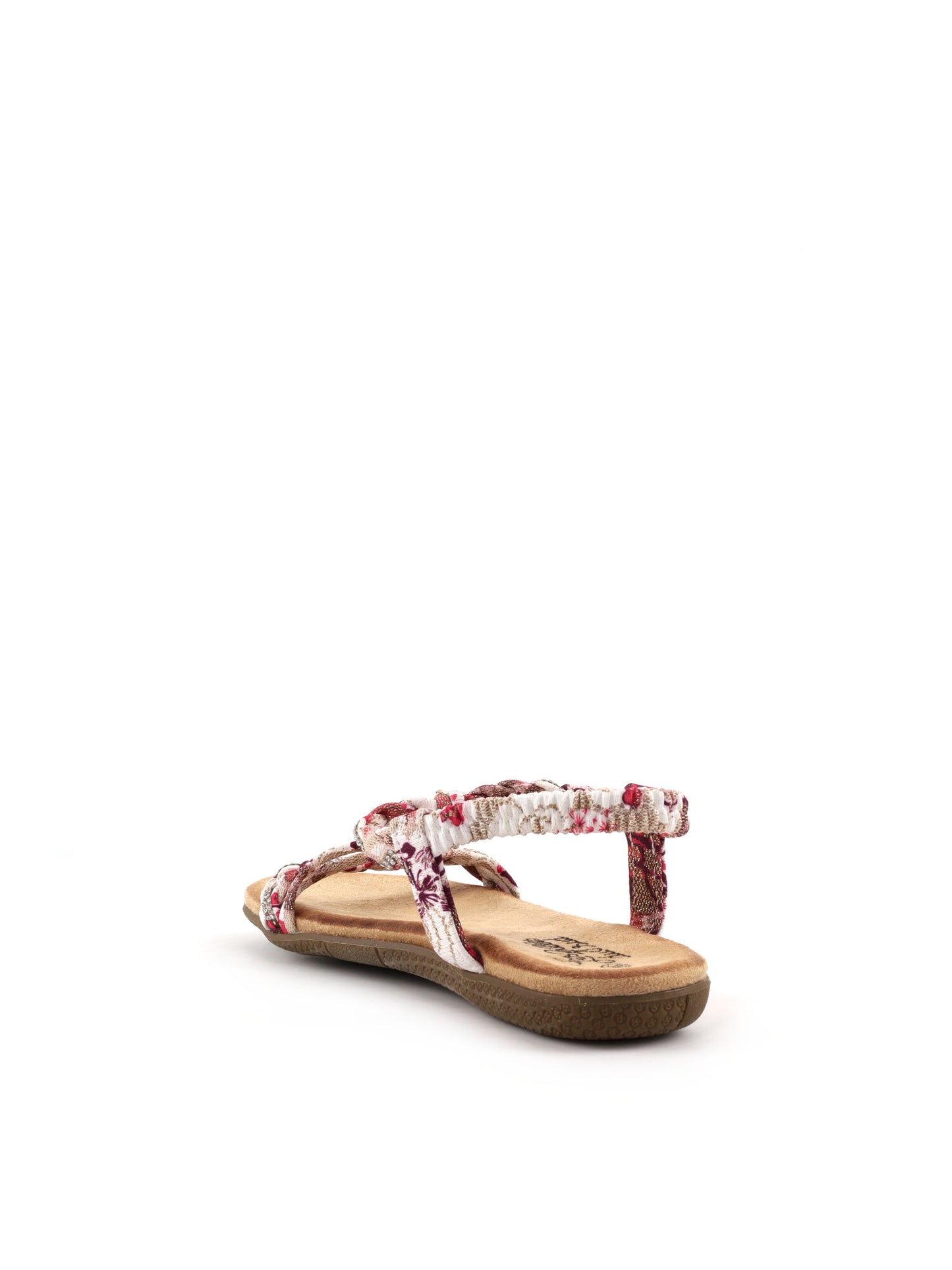 Sandali rossi da donna Les Filles du Sud, stile mediterraneo