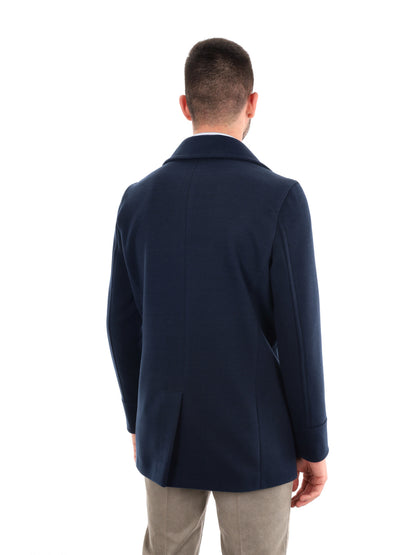 CAPPOTTO BLAZER PICOT DOPPIO PETTO FB DA UOMO BLU