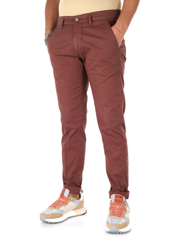Pantaloni uomo FB modello Bongo marroni per primavera