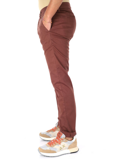 F.b. pantalone da uomo tabacco