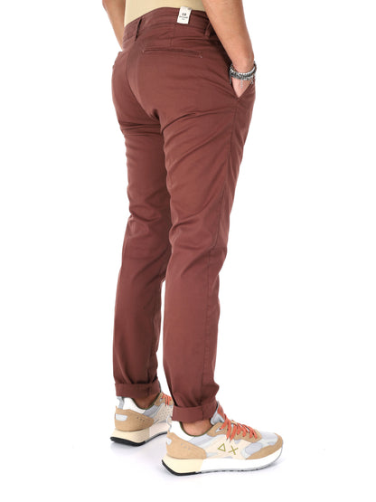 F.b. pantalone da uomo tabacco
