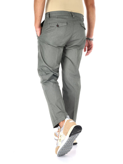 F.b. pantalone parac da uomo verde militare