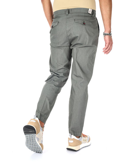 F.b. pantalone parac da uomo verde militare