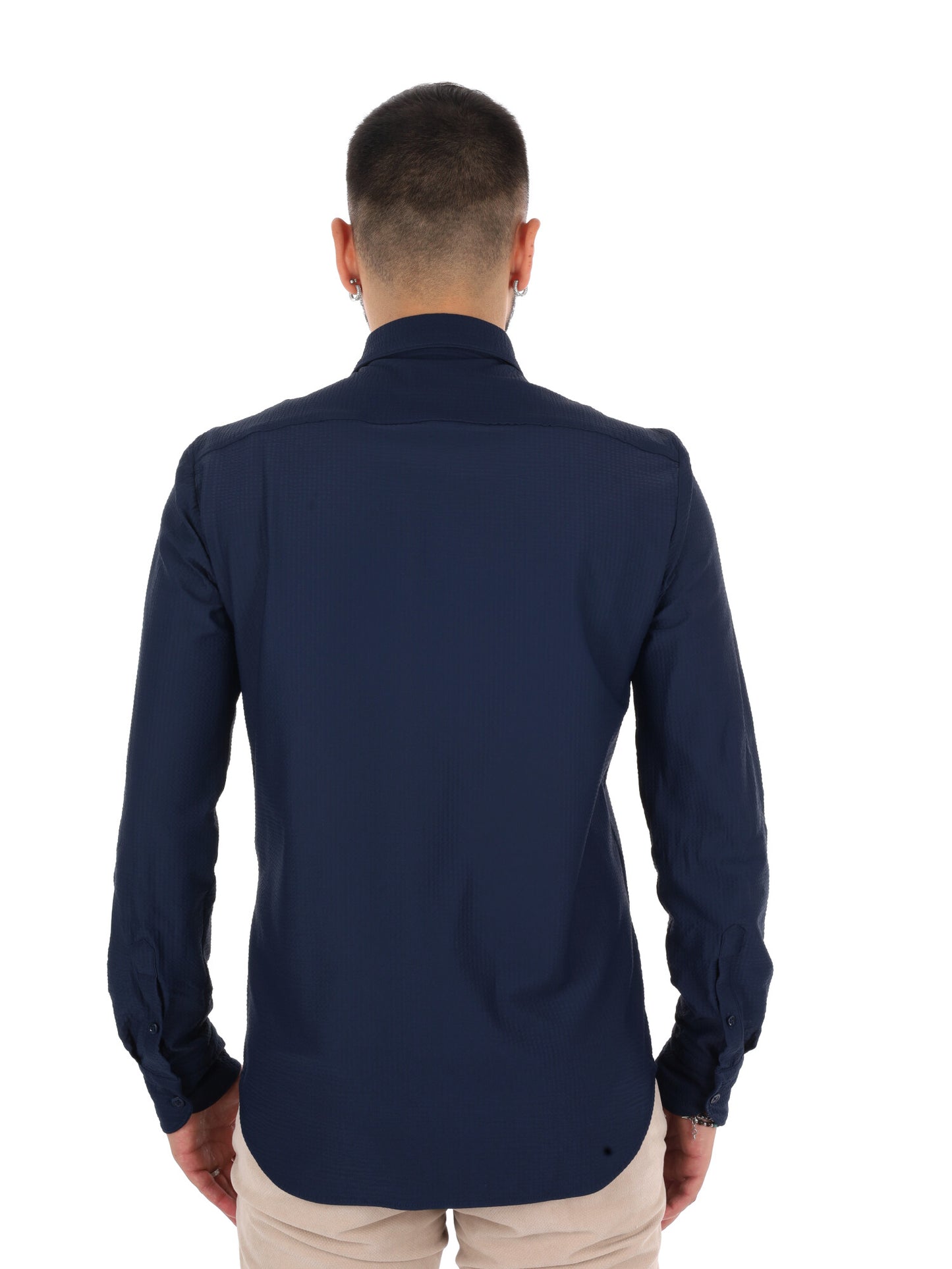 Fb Breeze B016, camicia da uomo blu