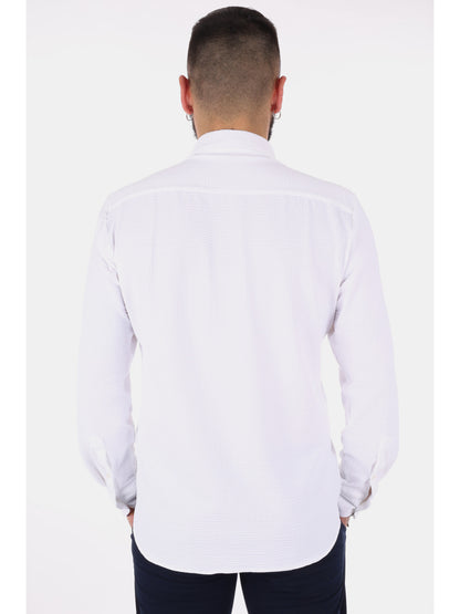 Camicia Breeze bianca da uomo per un look elegante e fresco