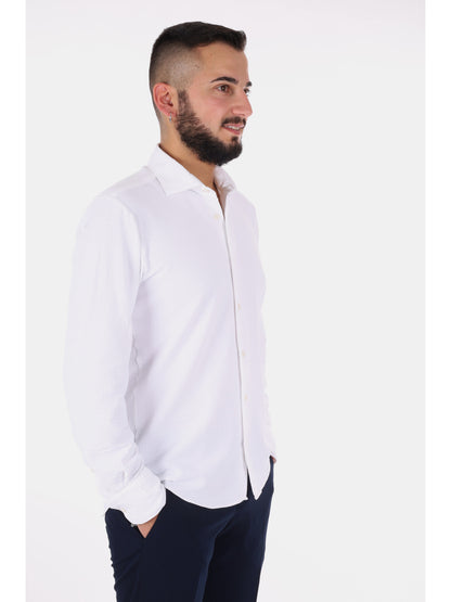 Camicia Breeze bianca da uomo per un look elegante e fresco
