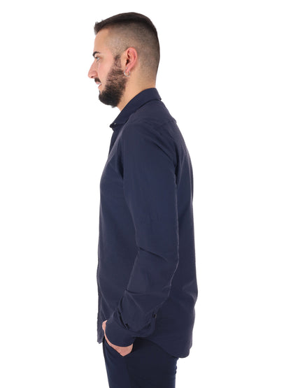 Camicia Breeze Blu da uomo in elegante blu per cerimonie