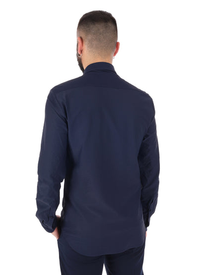 Camicia Breeze Blu da uomo in elegante blu per cerimonie