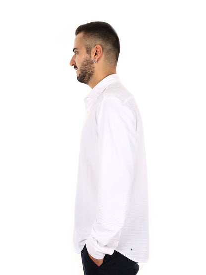 Fb Breeze W001, camicia da uomo bianca