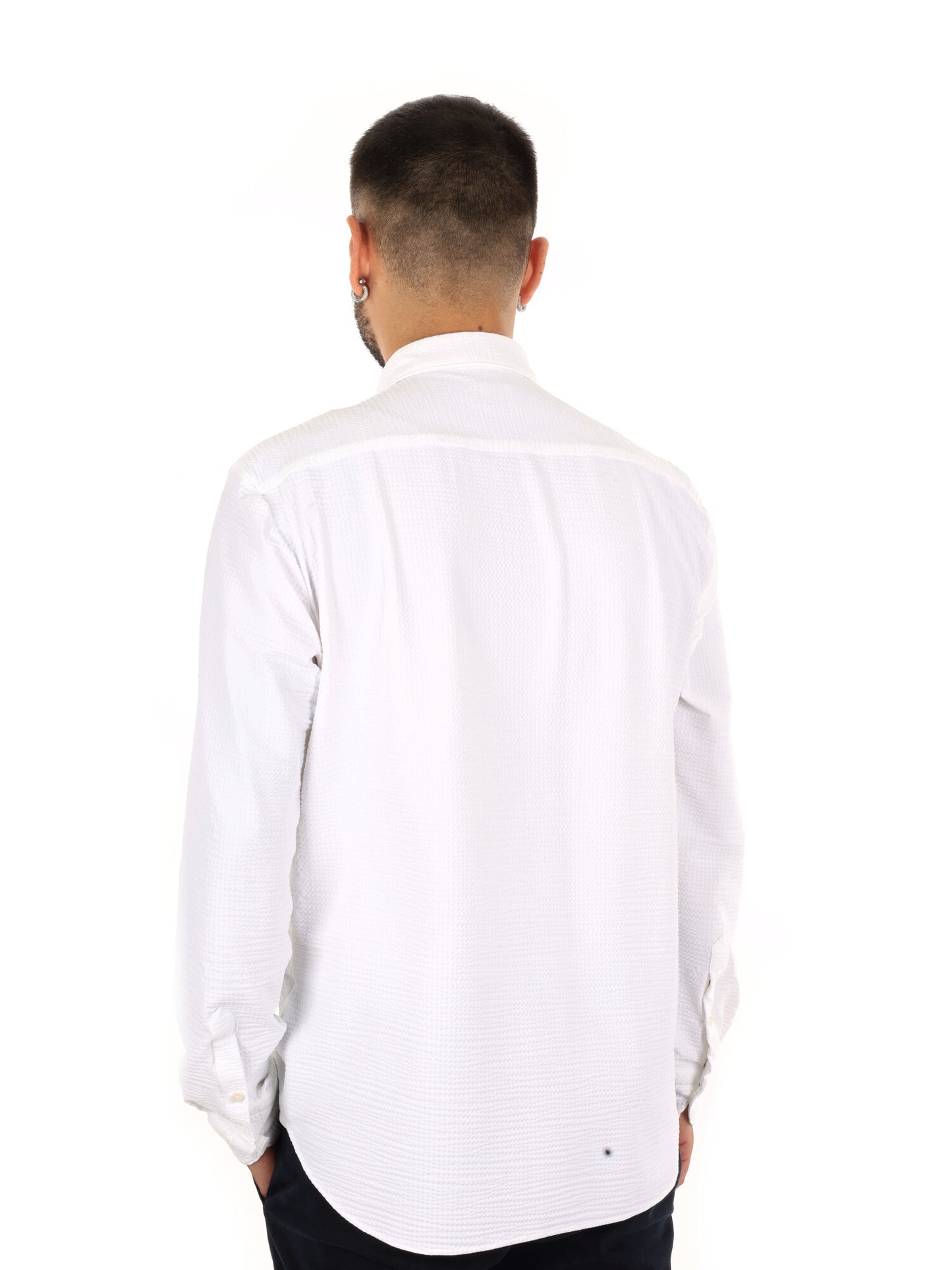 Fb Breeze W001, camicia da uomo bianca