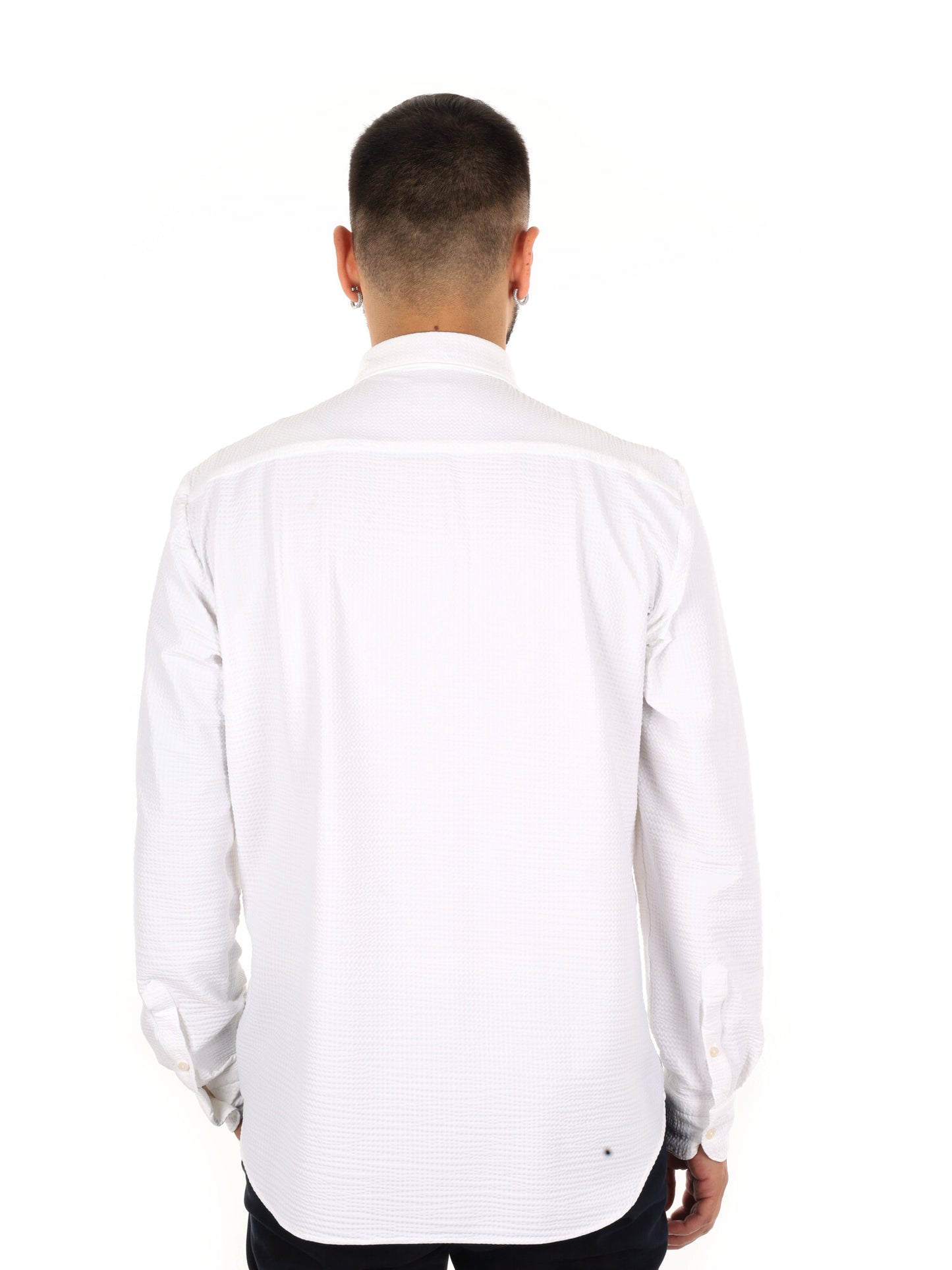 Fb Breeze W001, camicia da uomo bianca