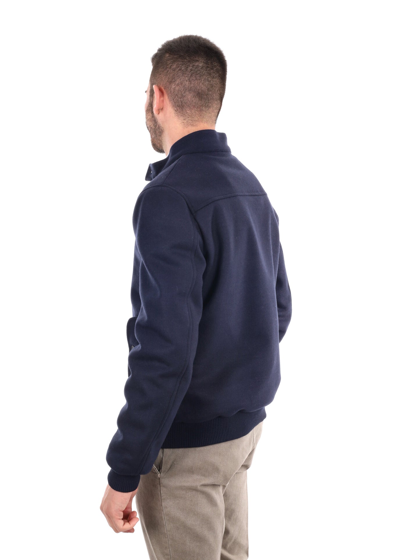 GIUBBINO IN PANNO FB DA UOMO BLU