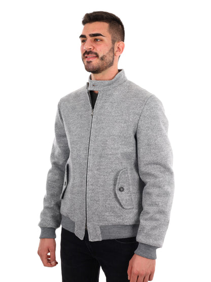 GIUBBINO IN PANNO FB DA UOMO GRIGIO