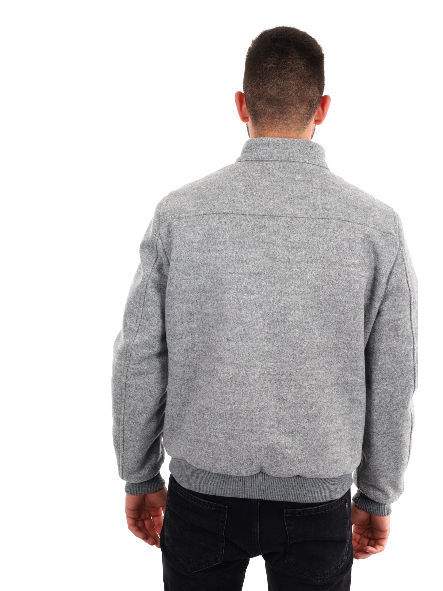 GIUBBINO IN PANNO FB DA UOMO GRIGIO