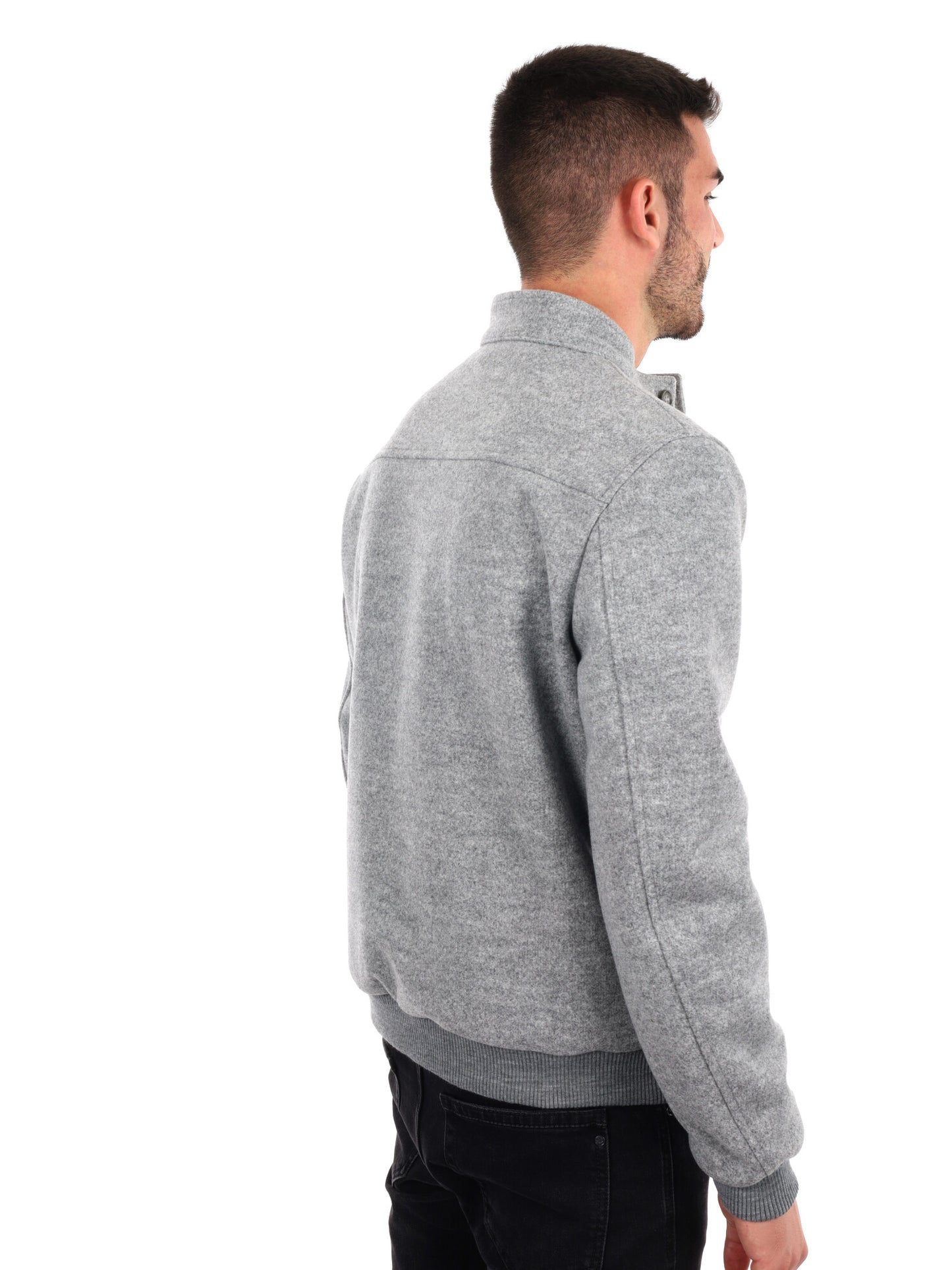 GIUBBINO IN PANNO FB DA UOMO GRIGIO