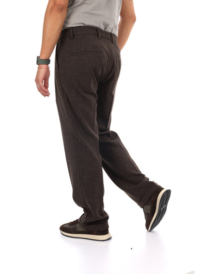Fb Bubbone M024, pantalone da uomo marrone