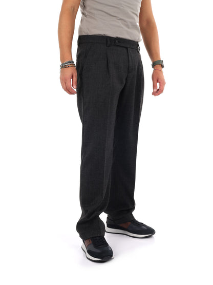 Fb Bubbone N008, pantalone da uomo nero
