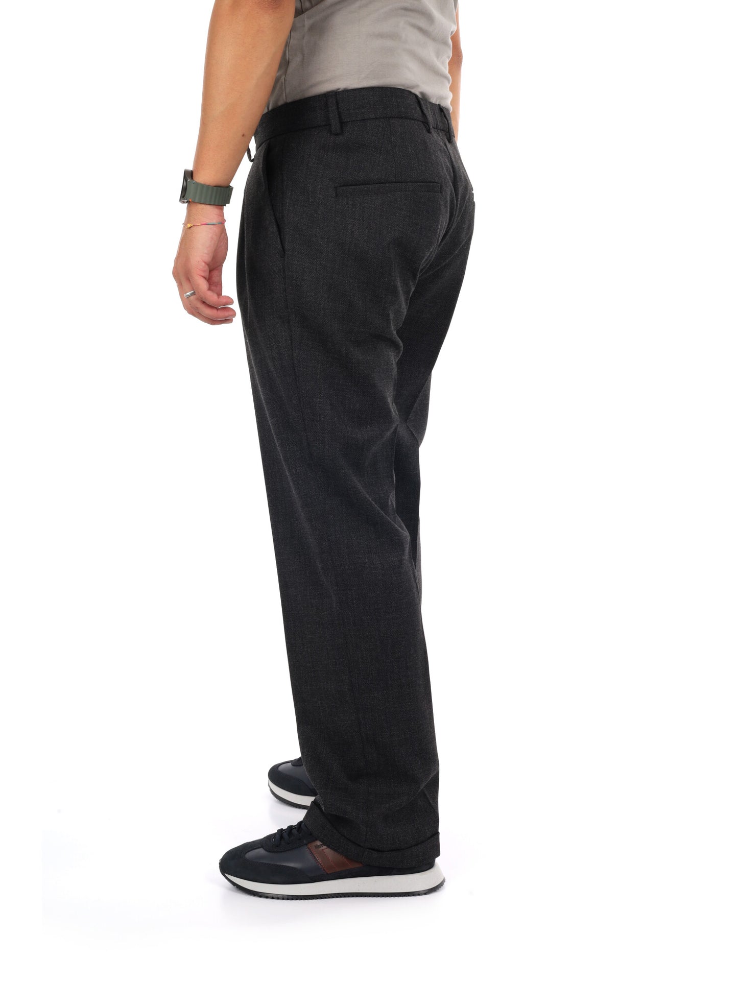 Fb Bubbone N008, pantalone da uomo nero