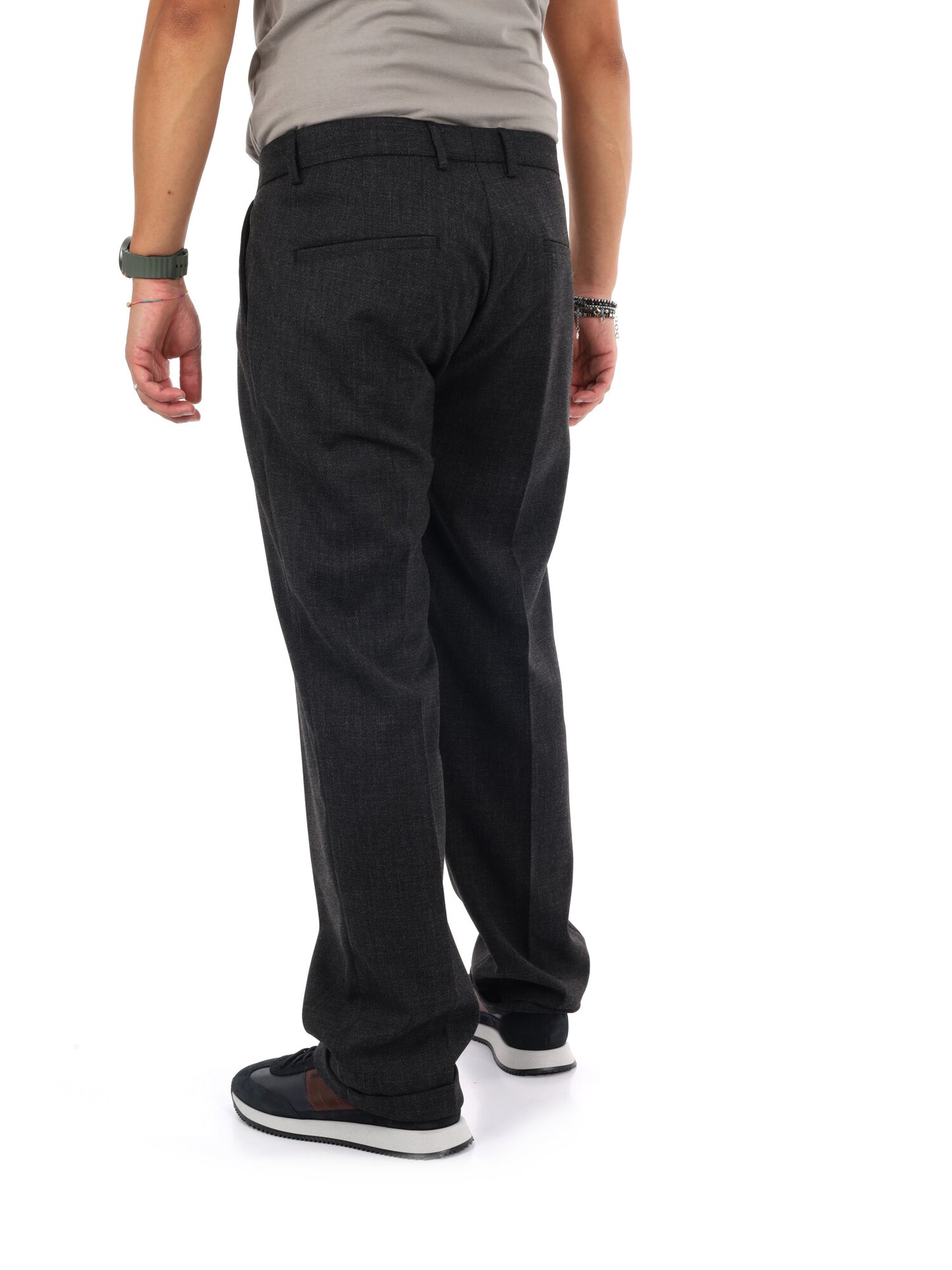 Fb Bubbone N008, pantalone da uomo nero
