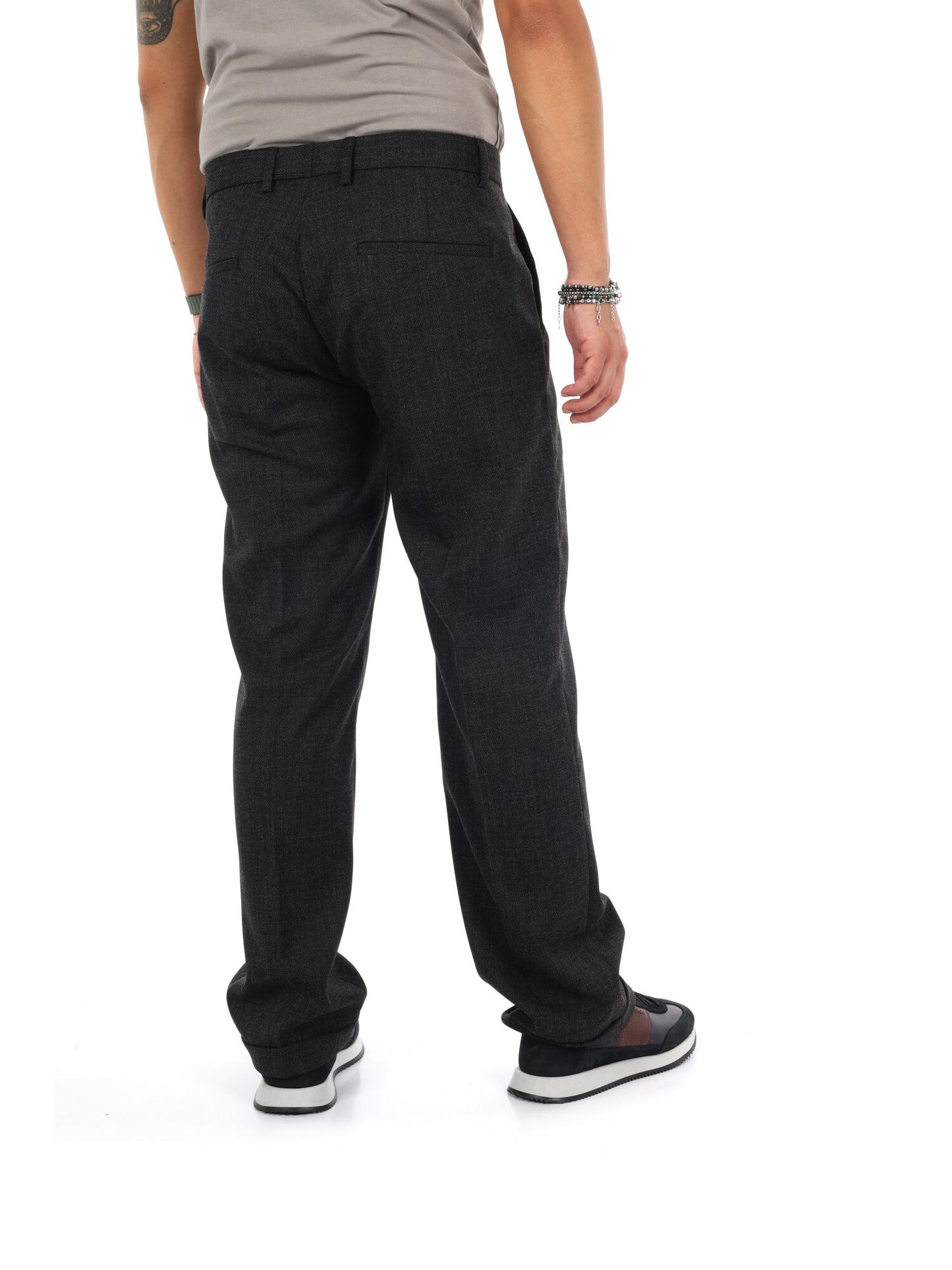 Fb Bubbone N008, pantalone da uomo nero