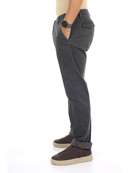 Fb Burlotto Ferro, pantalone da uomo grigio