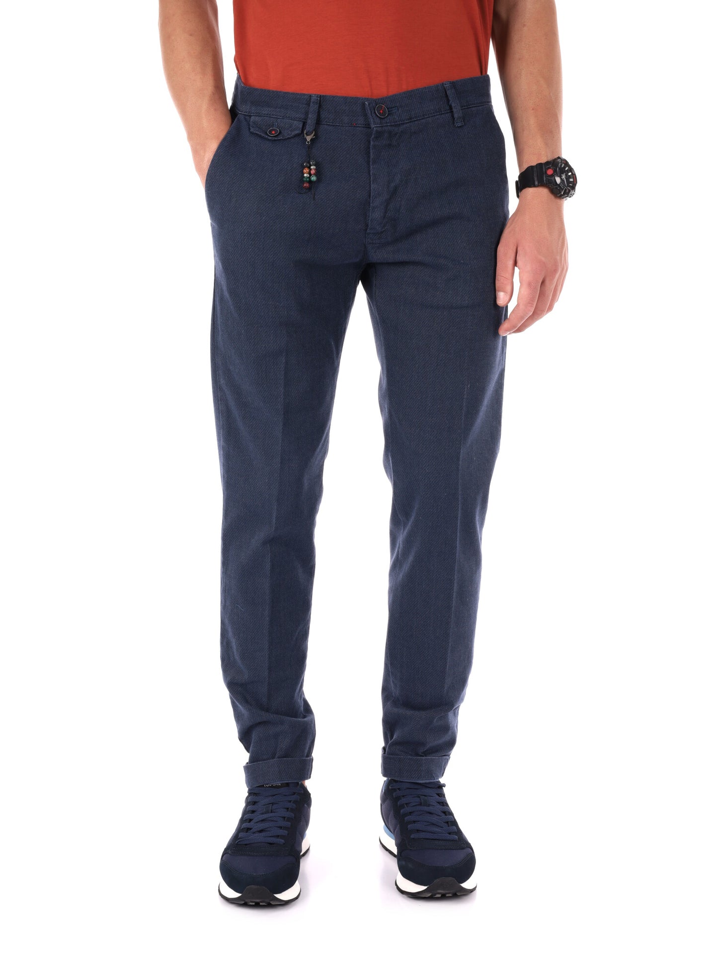 PANTALONE BURLOTTO FB DA UOMO INDACO