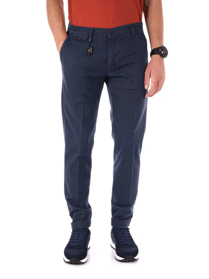 PANTALONE BURLOTTO FB DA UOMO INDACO