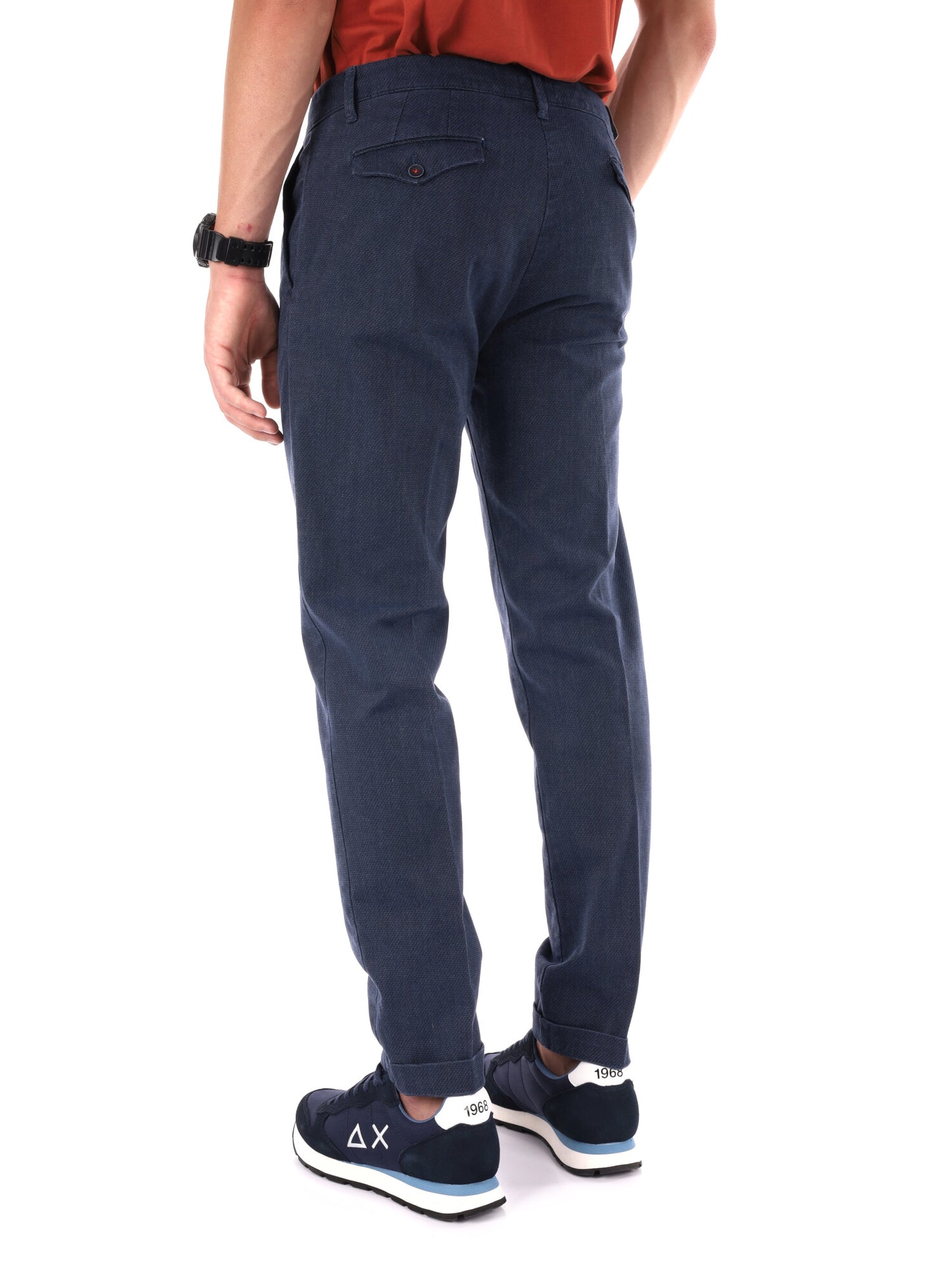 PANTALONE BURLOTTO FB DA UOMO INDACO