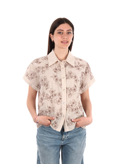 YES ZEE CAMICIA MUSS - BEIGE