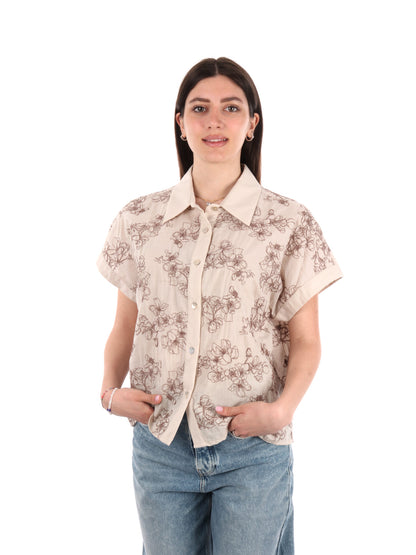 YES ZEE CAMICIA MUSS - BEIGE