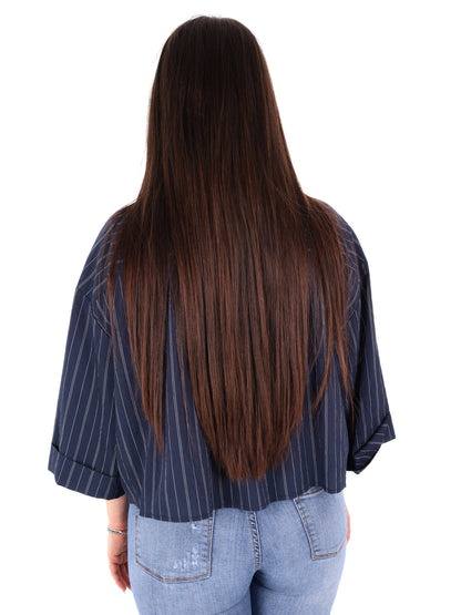 Camicia Yes-Zee donna blu per primavera estate