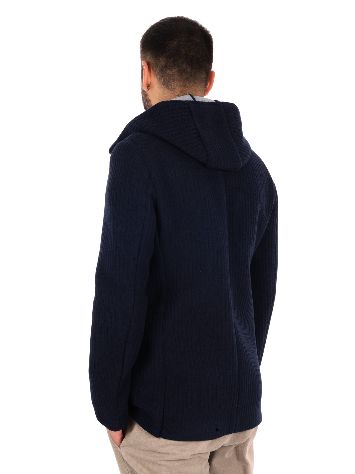 Fb Casanova Blu, cappotto da uomo blu