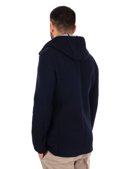 Fb Casanova Blu, cappotto da uomo blu