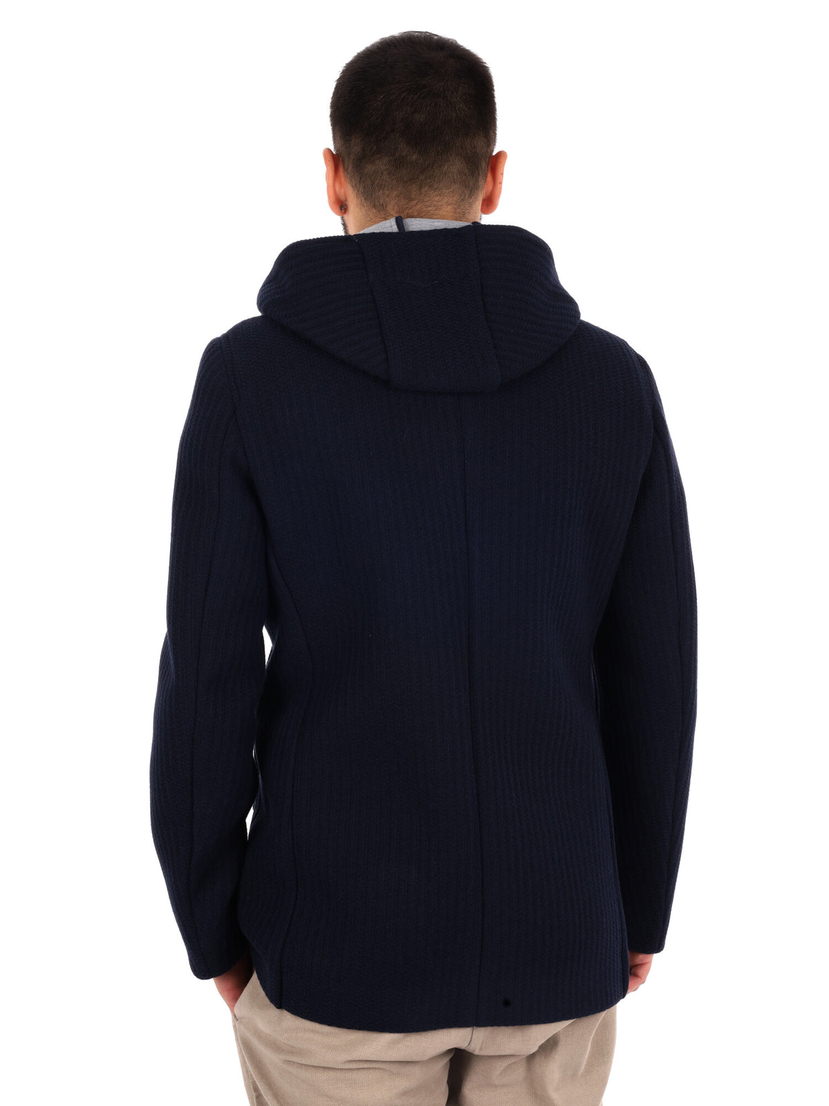 Fb Casanova Blu, cappotto da uomo blu