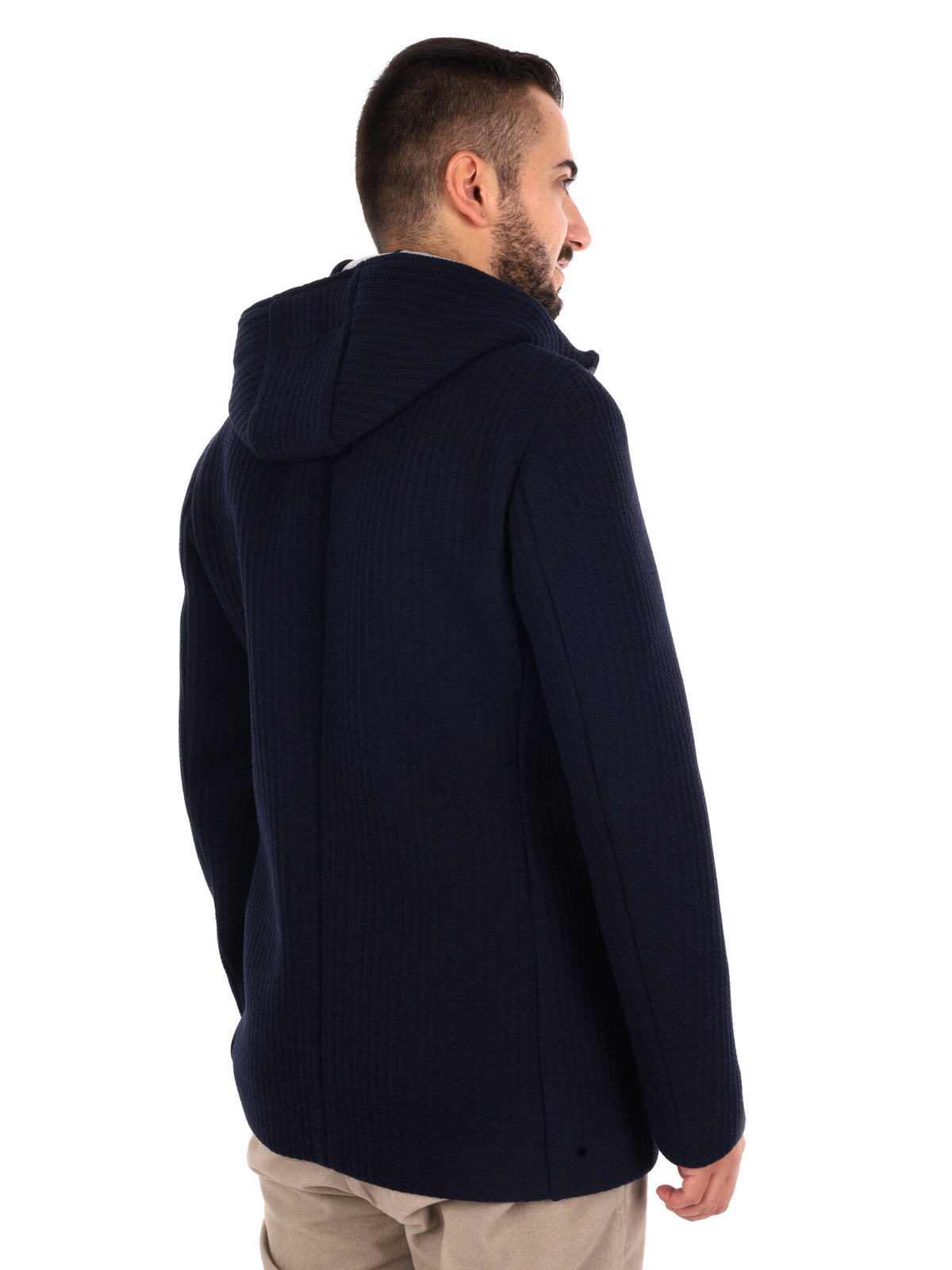 Fb Casanova Blu, cappotto da uomo blu