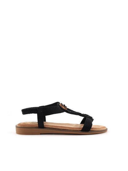 Sandali da donna Les Filles du Sud neri, eleganza e comfort