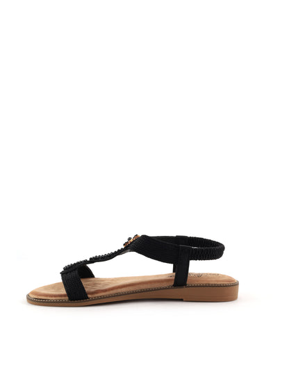 Sandali da donna Les Filles du Sud neri, eleganza e comfort
