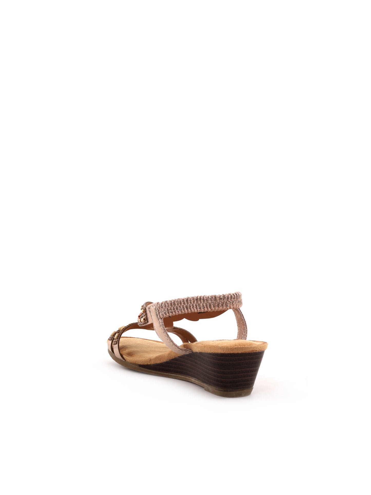 Sandali Les Filles Du Sud donna in oro eleganti e versatili