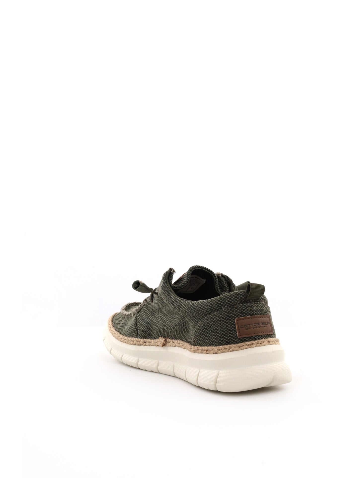 Slip on Cotton Belt da uomo in verde, ultraleggera e comoda