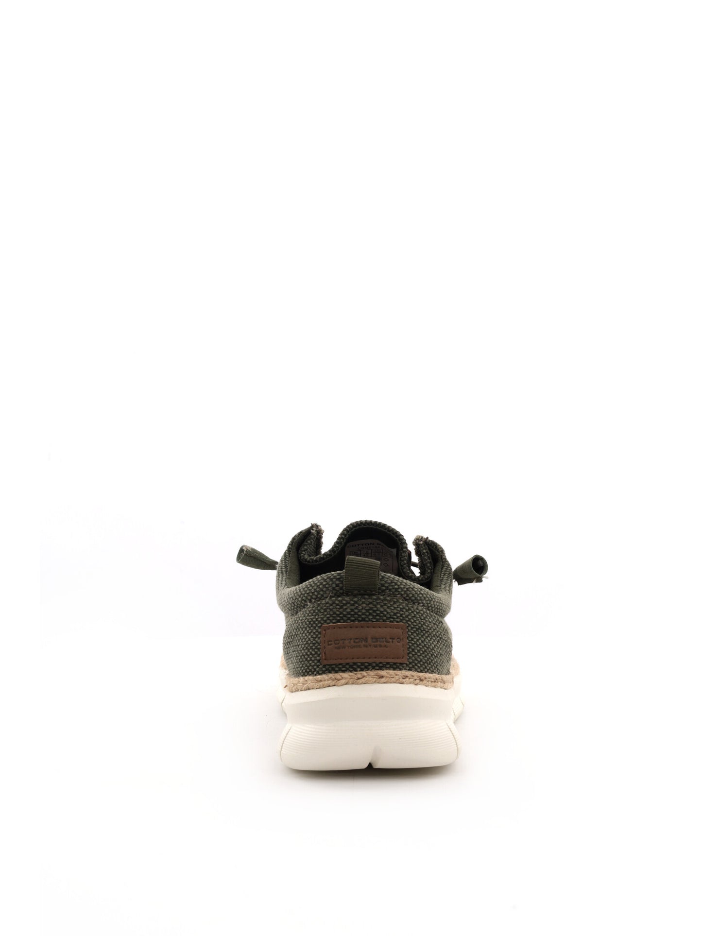 Slip on Cotton Belt da uomo in verde, ultraleggera e comoda