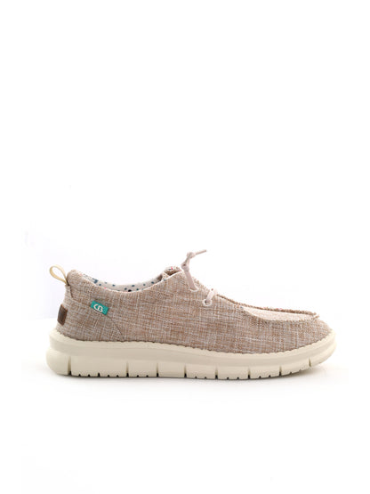 Sportcommerce Cotton Belt, slip on beige donna