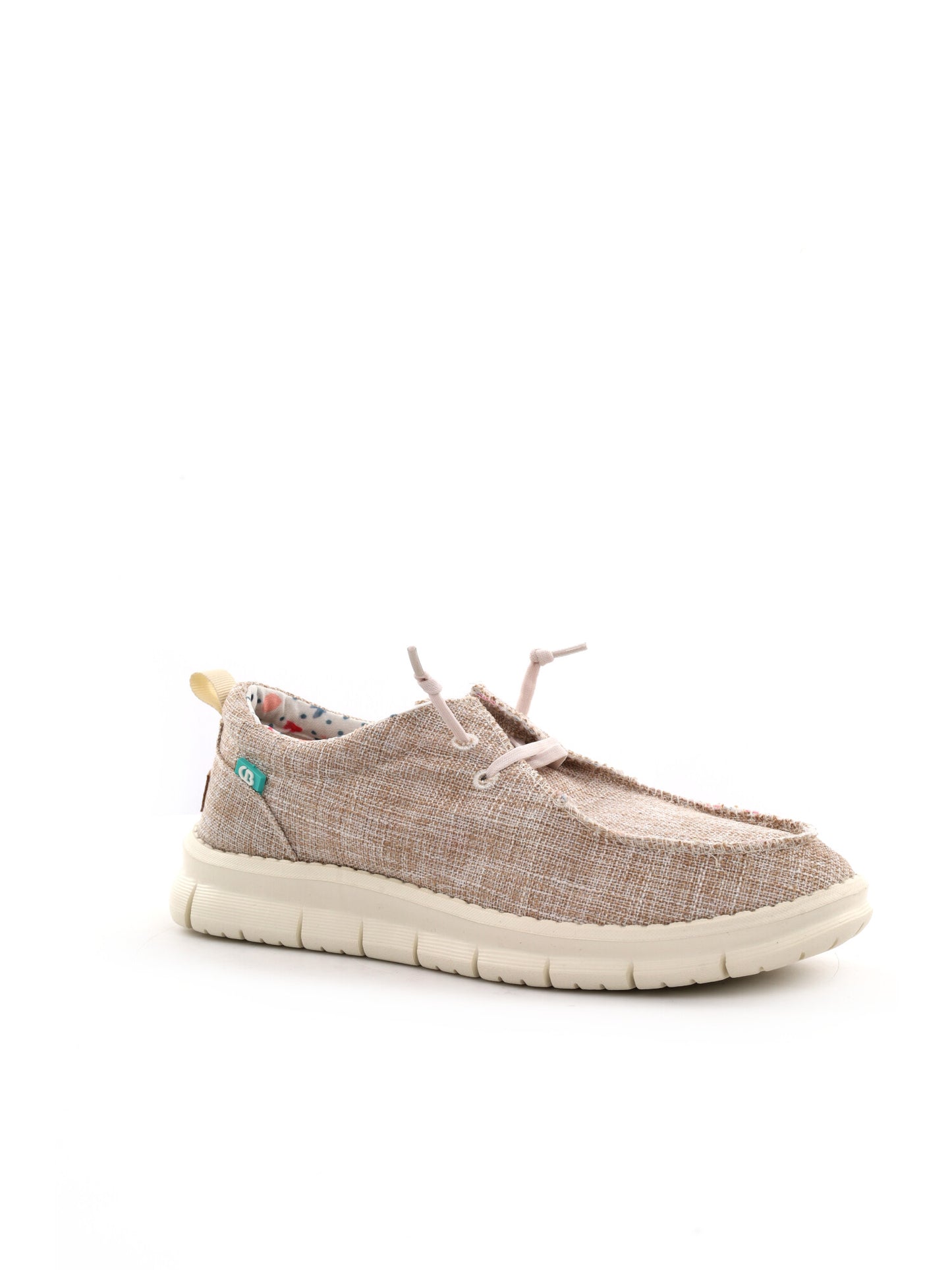 Sportcommerce Cotton Belt, slip on beige donna