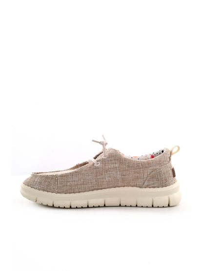 Sportcommerce Cotton Belt, slip on beige donna