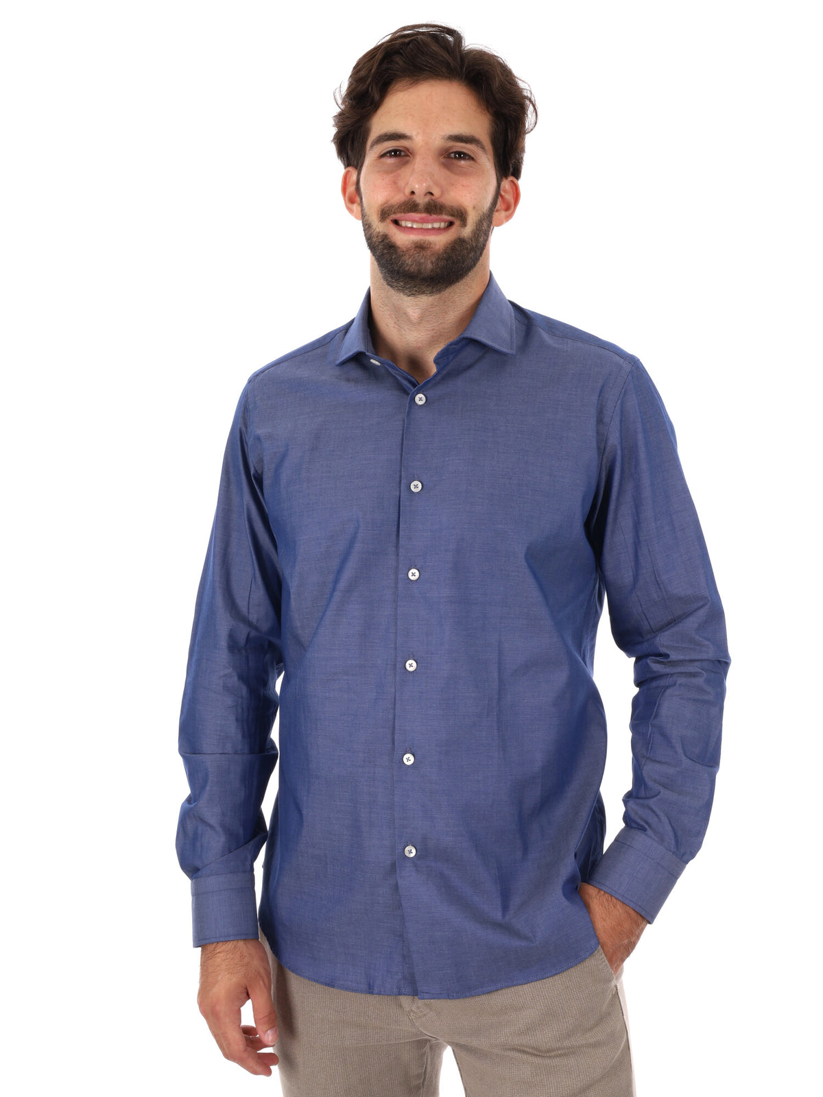 Fb camicia da uomo jeans