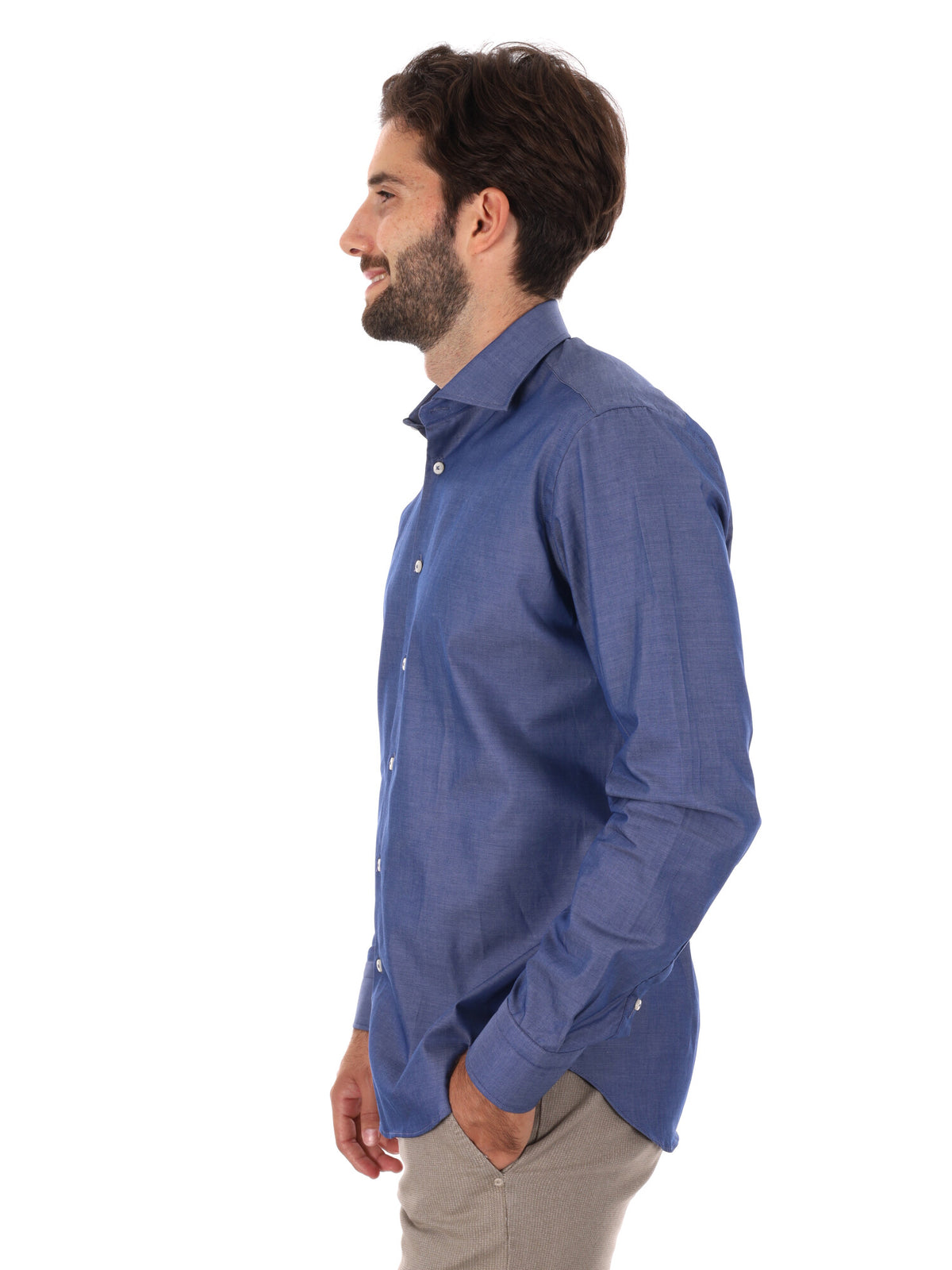 Fb camicia da uomo jeans