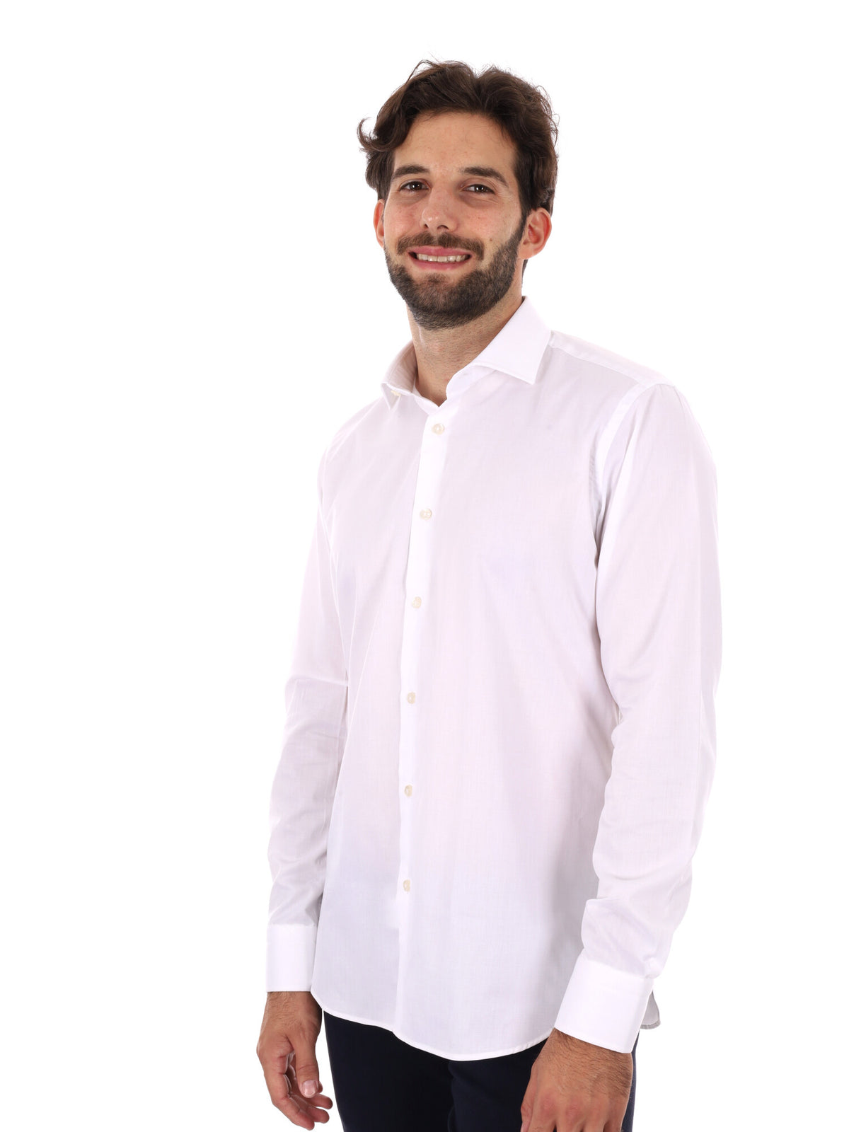 Fb camicia da uomo bianco
