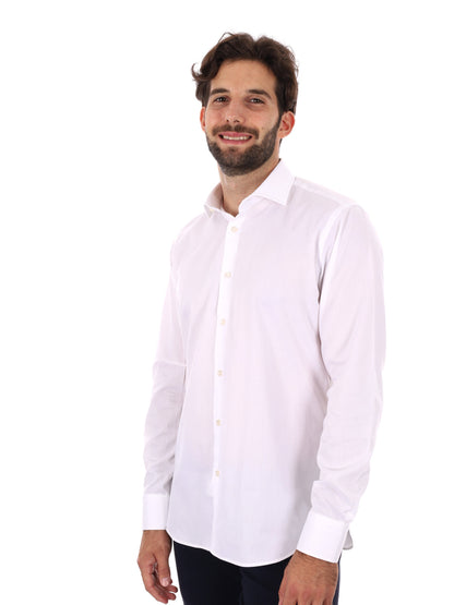 Fb camicia da uomo bianco