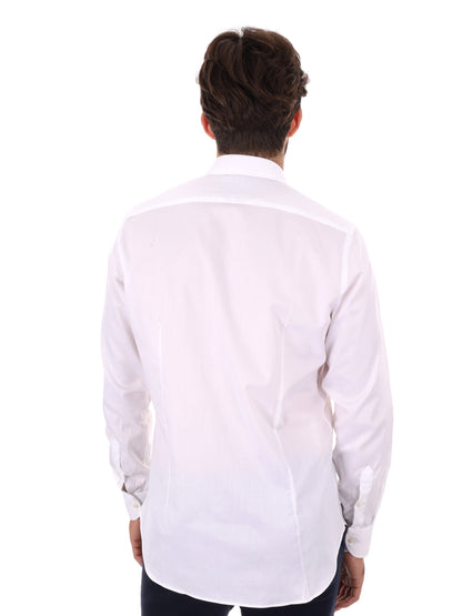 Fb camicia da uomo bianco