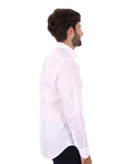 Fb camicia da uomo bianco